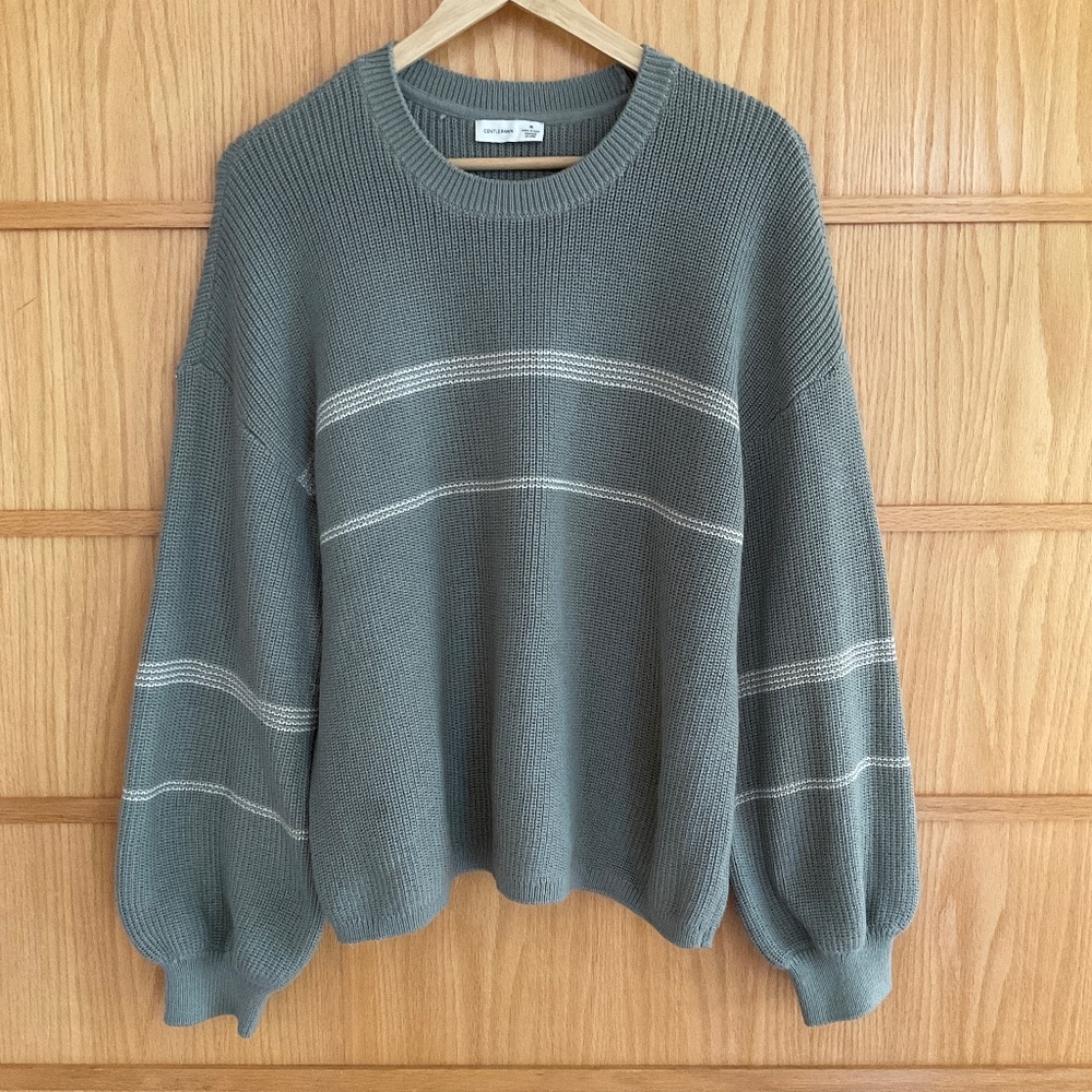 Slouchy balloon-sleeved sweater